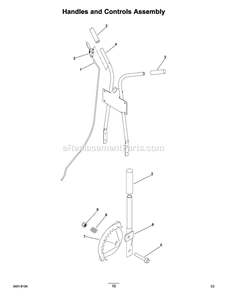 Page 4 Diagram and Parts List for 58610-37390  Toro Lawn Mower