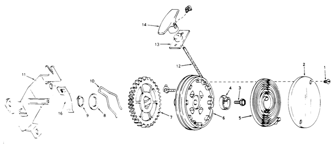 Rewind Starter No. 590450a Diagram and Parts List for 19222 9000001 - 9999999 Toro Lawn Mower