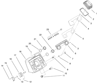Dash Assembly Diagram and Parts List for 73561 9900001 - 9999999 Toro Lawn Tractor