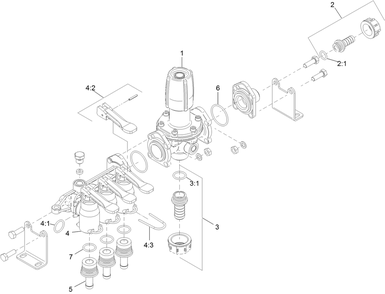 Part Location Diagram of 126-6332 Toro Wireform Retainer Kit