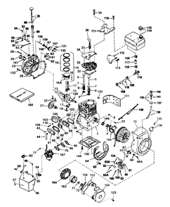 Engine, Model No. H50-65440m (Continued) (5 H.P. Snowthrower Model No. 38040) Diagram and Parts List for 38040 2000001 - 2999999 Toro Snow Blower
