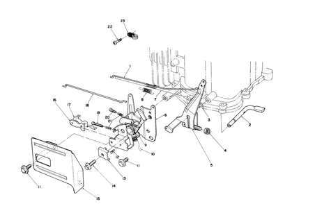 Governor Assembly (Engine No. Vmk9) Diagram and Parts List for 26625BG 0000001 - 0999999 Toro Lawn Mower