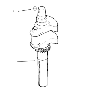 Crankshaft Kohler Engine Cv18s-Ps 61521 Diagram and Parts List for 30181 59000001 - 59999999 Toro Lawn Tractor Accessories