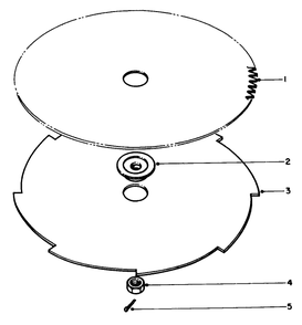Weed Blade And Brush Blade (Optional) Diagram and Parts List for 30910 0000001 - 0999999 Toro Trimmer