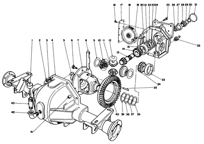 Differential Assembly Diagram and Parts List for 30798 9000001 - 9999999 Toro Lawn Tractor