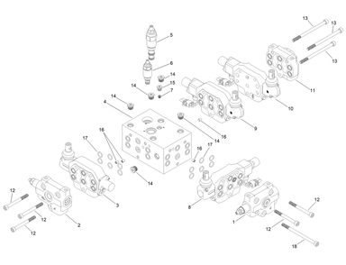 Part Location Diagram of 139-1337 Toro Section-Inlet