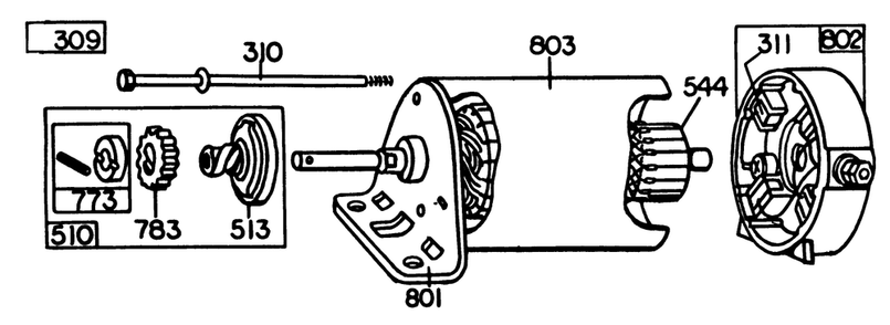 Briggs & Stratton Model 191707-5641-01 (Model 57380) Diagram and Parts List for 57385 0000001 - 0999999 Toro Lawn Tractor