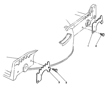 Wear Plate Kit No. 49-4080 (Optional) Diagram and Parts List for 20680 6000001 - 6999999 Toro Lawn Mower