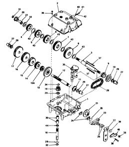 Transmission Model 770a Diagram and Parts List for 56145 9000001 - 9999999 Toro Lawn Tractor