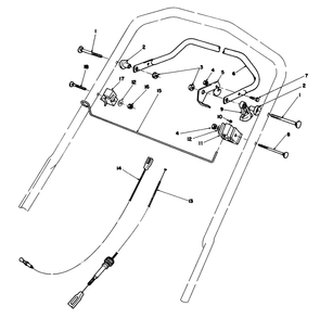 Traction Control Assembly Diagram and Parts List for 20620 7000001 - 7999999 Toro Lawn Mower