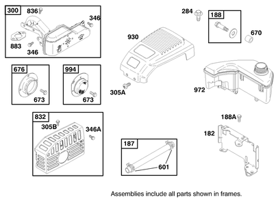 Engine Gts 200 Diagram and Parts List for 20823 9900001 - 9999999 Toro Lawn Mower
