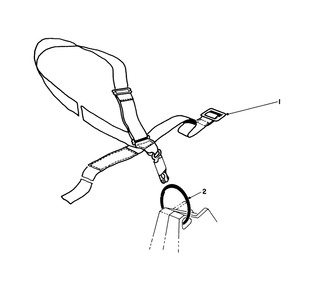 Deluxe Harness No. 46-2960 (Optional) Diagram and Parts List for 51641 5000001 - 5999999 Toro Trimmer