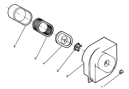 Air Cleaner Assembly Diagram and Parts List for 72041 3900001 - 3999999 Toro Lawn Tractor