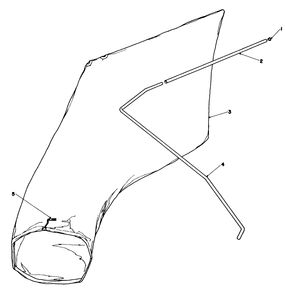Giant Bagging Kit (Optional) Diagram and Parts List for 16870 0000001 - 0999999 Toro Lawn Mower