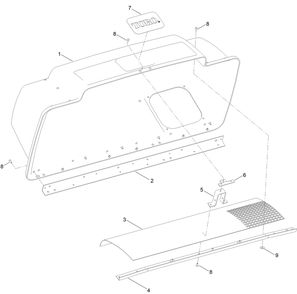 Part Location Diagram of 1-653519 Toro ANCHOR-LATCH