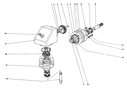 Gear Box Assembly 8-0909 Diagram and Parts List for 30775 100001 - 199999 Toro Lawn Tractor