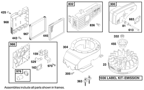 Engine Briggs & Stratton Model 12j802-2368-E1 Diagram and Parts List for 20028 9900001 - 9999999 Toro Lawn Mower
