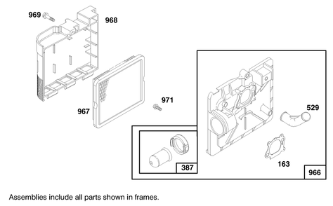 Engine Briggs & Stratton Model 127702-0645-01 (Serial No. 8900001-8901373) Diagram and Parts List for 16401 890000001 - 899999999 Toro Lawn Mower