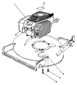 Engine Assembly Diagram and Parts List for 22151 2000001 - 2999999 Toro Lawn Mower