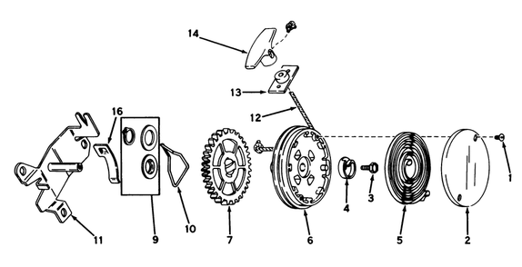 Starter No. 590450a Diagram and Parts List for 20762 1000001 - 1999999 Toro Lawn Mower