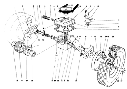Gear Case Assembly Model Nos. 21610 And 21711 Diagram and Parts List for 21711 5000001 - 5999999 Toro Lawn Mower