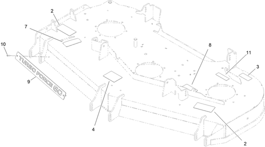Part Location Diagram of 147-4766 Toro Decal-Belt Routing