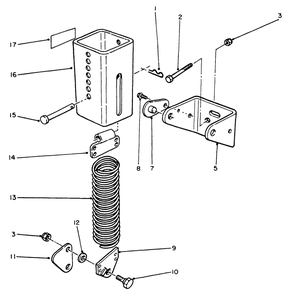 52" Counter Balance Kit Model No. 30712 Diagram and Parts List for 30798 0000001 - 0999999 Toro Lawn Tractor