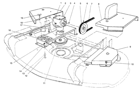 Part Location Diagram of 94-6281 Toro Decal-Belt Installation