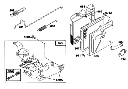 Engine Model 124702-3115-01 Diagram and Parts List for 20435 49000001 - 49999999 Toro Lawn Mower
