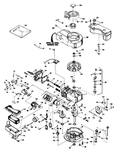 Engine Tecumseh Model No. Tvs100-44011a Diagram and Parts List for 20692 7000001 - 7999999 Toro Lawn Mower