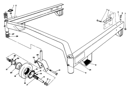 Cutting Unit Model No. 30747 (Continued) Diagram and Parts List for 30718 0000001 - 0999999 Toro Lawn Tractor