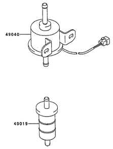 Fuel-Tank/Fuel-Valve Diagram and Parts List for 74213 (210000001-210999999)(2001) Toro Lawn Mower