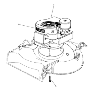 Engine Assembly Diagram and Parts List for 23307 8000001 - 8999999 Toro Lawn Mower