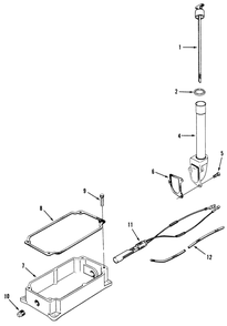 Kohler Oil Pan And Dipstick Diagram and Parts List for 31-10K803 2000001 - 2999999 Toro Lawn Tractor