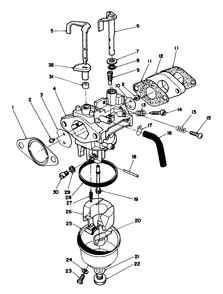 Engine Assembly Model No. Vmj-8 (Continued) Diagram and Parts List for 22621C 9000001 - 9999999 Toro Lawn Mower