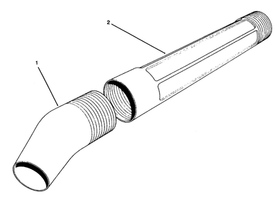 Blower Tube Assembly Diagram and Parts List for 51578 49000001 - 49999999 Toro Leaf Blower / Vacuum