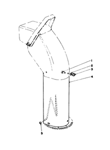 Chute Extension Kit 26-1100 (Optional) Diagram and Parts List for 38150 4000001 - 4999999 Toro Snow Blower