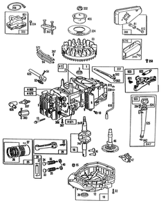 Engine Briggs & Stratton Model No. 124702-3115-01 Diagram and Parts List for 20563 0000001 - 0999999 Toro Lawn Mower