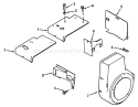 Kohler Baffles And Shrouds Diagram and Parts List for R1-12K804 2000001-2999999 - 1992 Toro Lawn Tractor