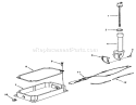 Kohler Oil Pan And Dipstick Diagram and Parts List for R1-12K804 2000001-2999999 - 1992 Toro Lawn Tractor