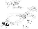 Page F Diagram and Parts List for R1-12K804 2000001-2999999 - 1992 Toro Lawn Tractor