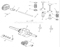 Kohler Camshaft, Crankshaft & Valves Diagram and Parts List for B1-16O802 1989 Toro Lawn Tractor