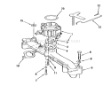 Onan Intake Manifold Diagram and Parts List for B1-16O802 1989 Toro Lawn Tractor