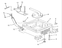 Onan Oil Base Fill Tube And Bracket Diagram and Parts List for B1-16O802 1989 Toro Lawn Tractor