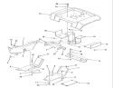 Page AQ Diagram and Parts List for B1-16O802 1989 Toro Lawn Tractor