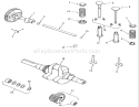 Kohler Camshaft, Crankshaft & Valves Diagram and Parts List for R1-16O802 1990 Toro Lawn Tractor