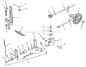 Kohler Governor Linkage Diagram and Parts List for R1-16O802 1990 Toro Lawn Tractor