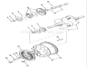 Toro Power Plus Crankshaft, Camshaft, Flywheel Diagram and Parts List for R1-16O802 1990 Toro Lawn Tractor