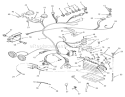 Page F Diagram and Parts List for R1-16O802 1990 Toro Lawn Tractor