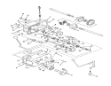 Mechanical Transmission 8-Speed Diagram and Parts List for R1-16O804 2000001-2999999 - 1992 Toro Lawn Tractor